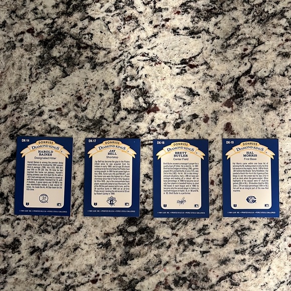 1991 Donruss Diamond Kings Rare baseball card set in excellent condition. - Picture 7 of 9